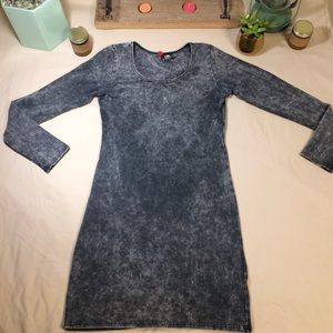 Dress - stretchy, denim look